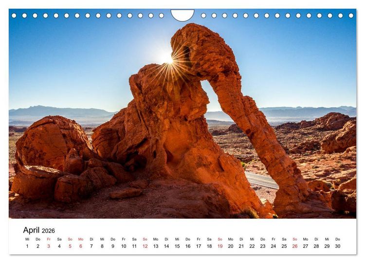 Produktbild: S&uuml;dwesten der USA - Atemberaubende Landschaften (Wandkalender 2026 DIN A4 quer), CALVENDO Monatskalender