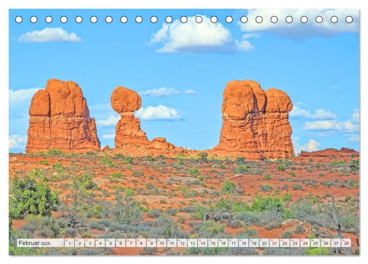 Produktbild: USA - National und State Parks im Nordwesten (Tischkalender 2026 DIN A5 quer), CALVENDO Monatskalender