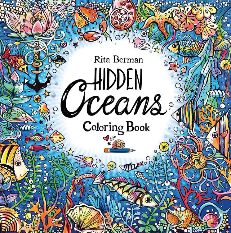 Produktbild: Hidden Oceans Coloring Book