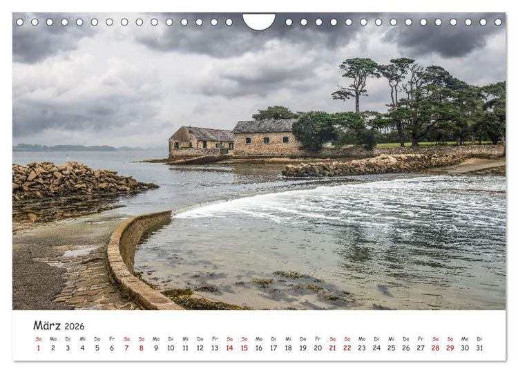 Produktbild: Unterwegs im Morbihan (Wandkalender 2026 DIN A4 quer), CALVENDO Monatskalender