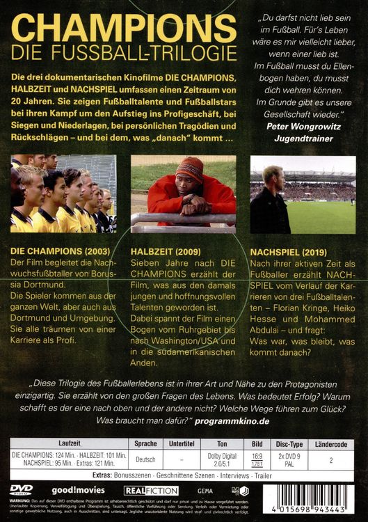 Produktbild: Champions - Die Fussball-Trilogie [2 DVDs]