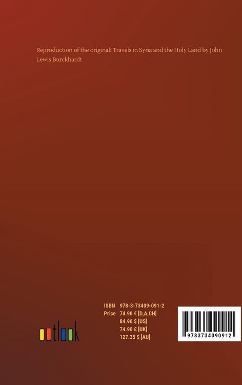 Produktbild: Travels in Syria and the Holy Land