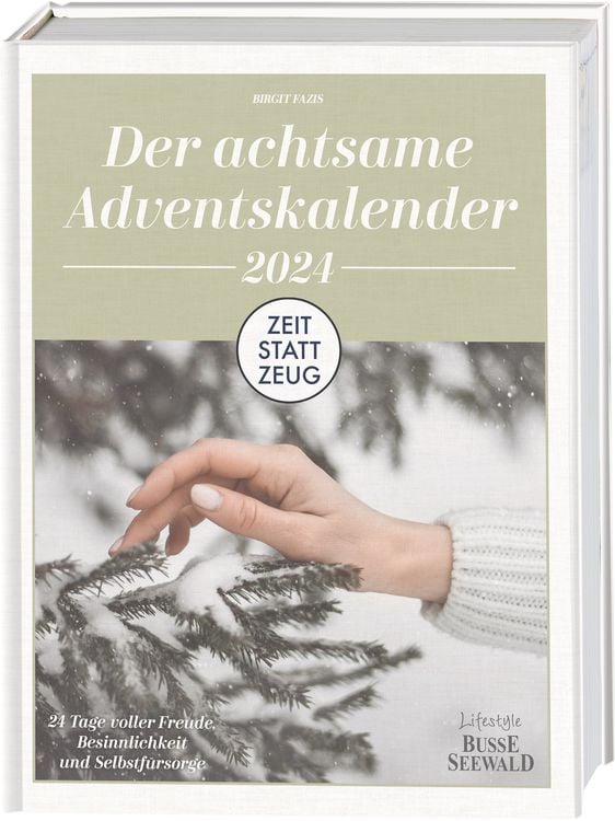 Produktbild: Zeit statt Zeug: Der achtsame Adventskalender 2024