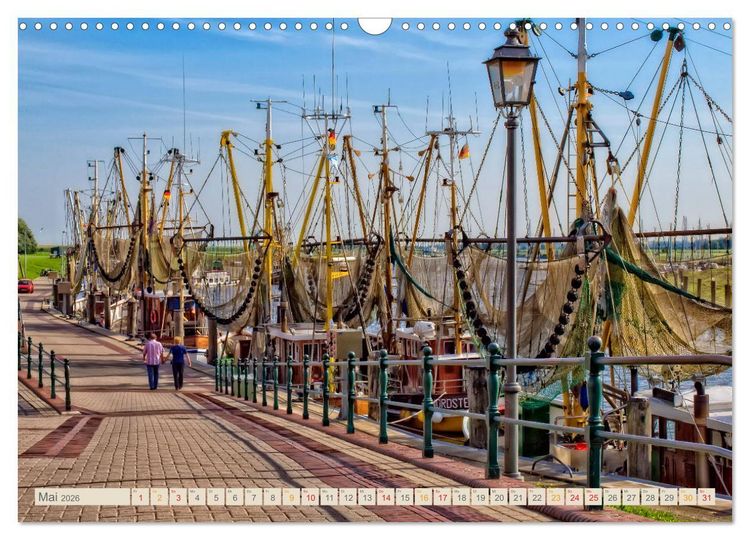 Produktbild: Reise an die Nordsee - Greetsiel (Wandkalender 2026 DIN A3 quer), CALVENDO Monatskalender