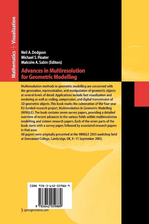 Produktbild: Advances in Multiresolution for Geometric Modelling