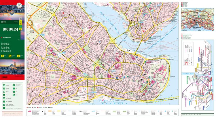 Produktbild: Freytag & berndt Innenstadtplan Istanbul 1:10.000