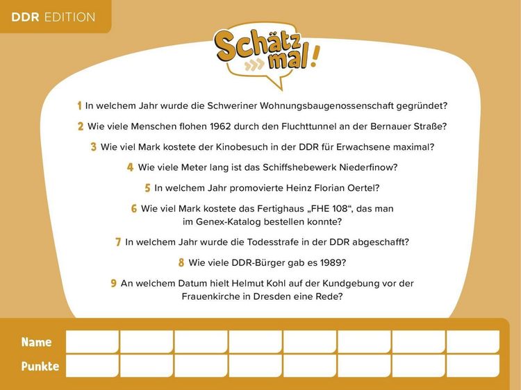 Produktbild: Sch&auml;tz mal! DDR Edition