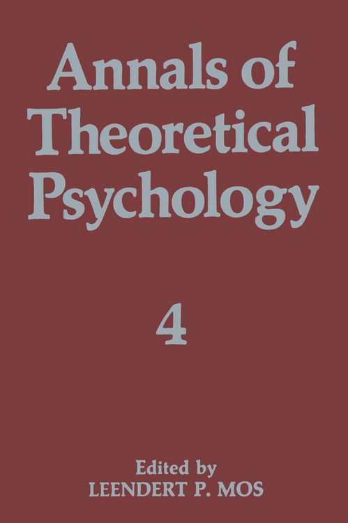 Produktbild: Annals of Theoretical Psychology