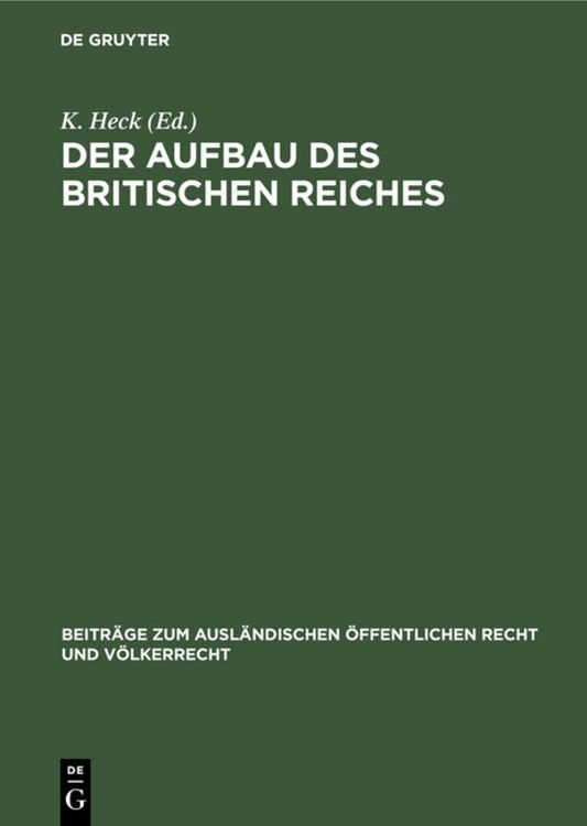 Produktbild: Der Aufbau des britischen Reiches