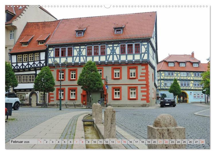 Produktbild: Bad Langensalza - Die Kur- und Gartenstadt (hochwertiger Premium Wandkalender 2026 DIN A2 quer), Kunstdruck in Hochglanz