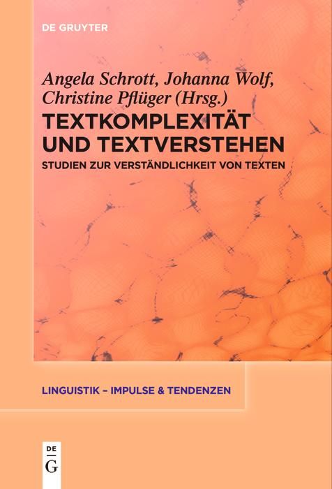 Produktbild: Textkomplexit&auml;t und Textverstehen