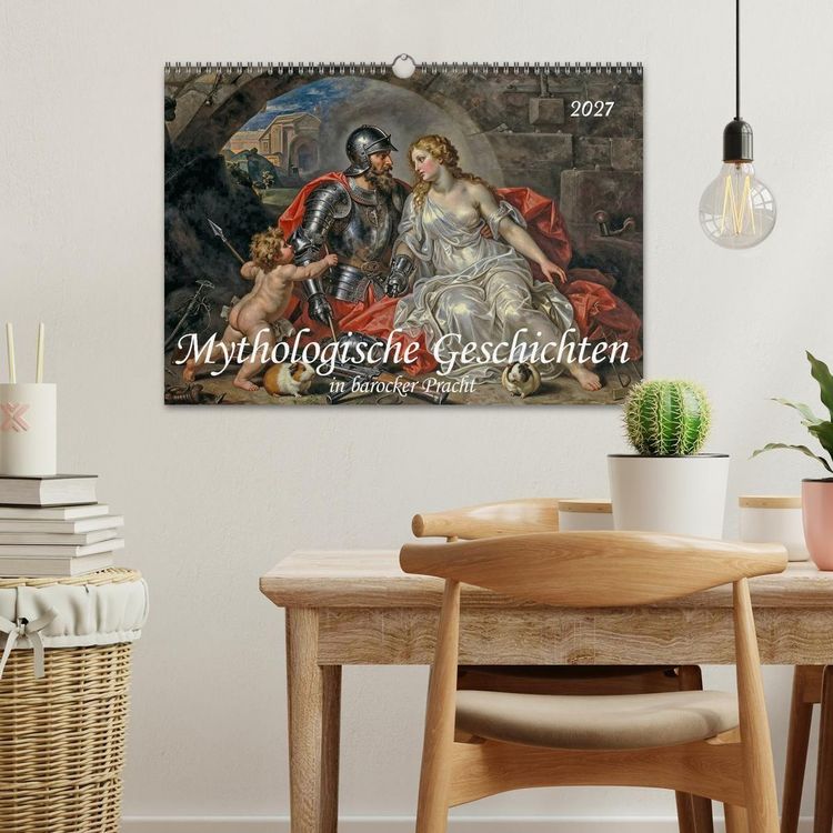 Produktbild: Mythologische Geschichten in barocker Pracht (Wandkalender 2027 DIN A3 quer), CALVENDO Monatskalender