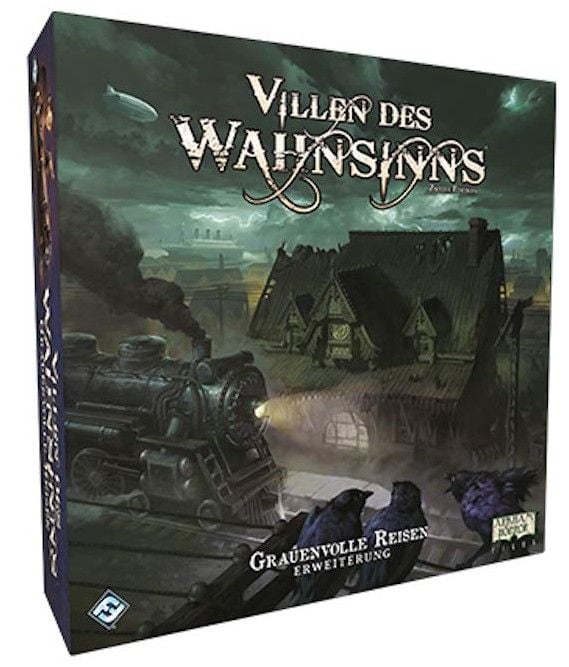 Produktbild: Fantasy Flight Games - Villen des Wahnsinns 2. Edition - Grauenvolle Reisen