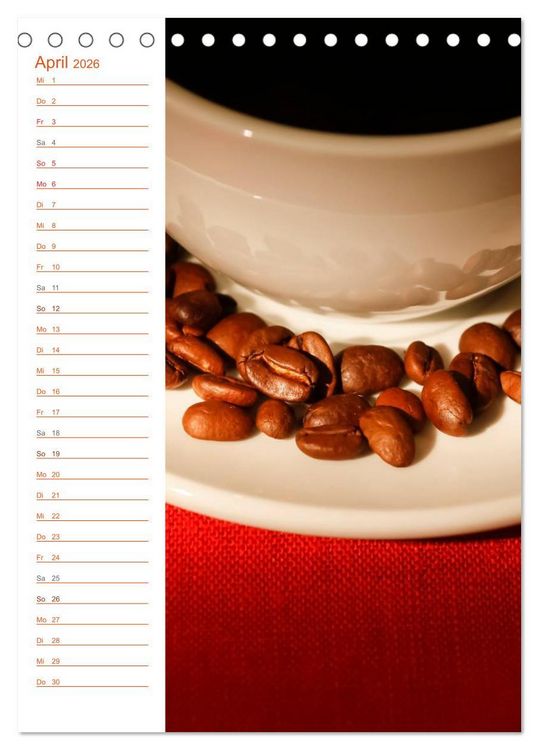 Produktbild: K&ouml;stliche Kaffeespezialit&auml;ten (Tischkalender 2026 DIN A5 hoch), CALVENDO Monatskalender