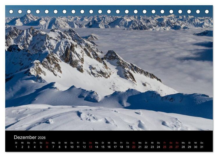 Produktbild: Momente der Sehnsucht: Schweizer Bergwelten (Tischkalender 2026 DIN A5 quer), CALVENDO Monatskalender
