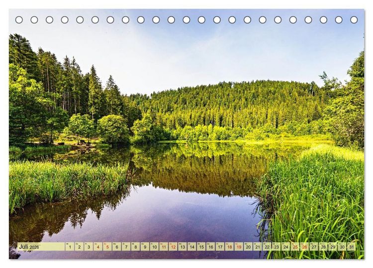 Produktbild: Karseen im Nordschwarzwald (Tischkalender 2026 DIN A5 quer), CALVENDO Monatskalender