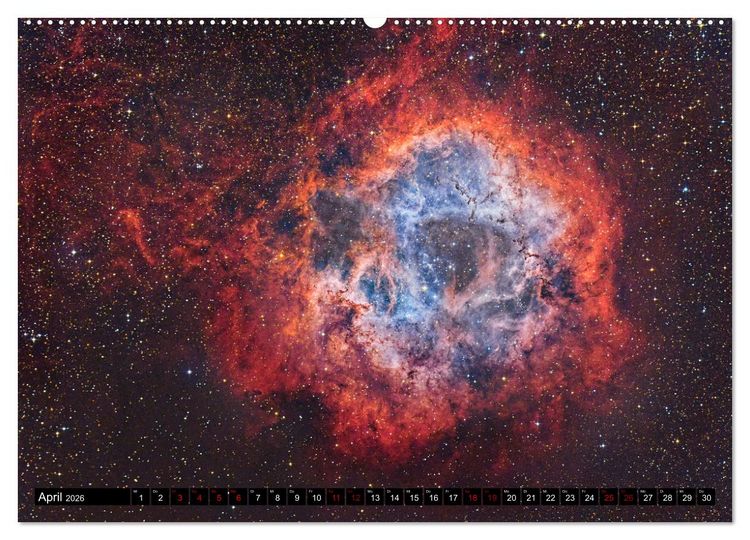 Produktbild: Deepsky 2026 (Wandkalender 2026 DIN A2 quer), CALVENDO Monatskalender