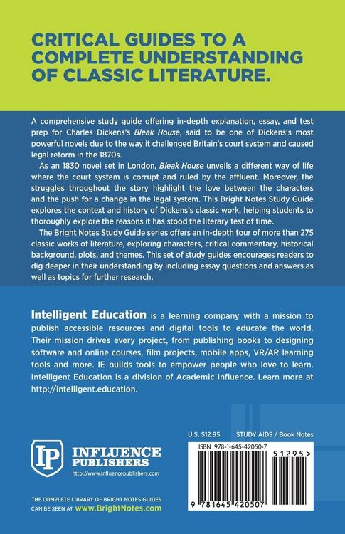 Produktbild: Study Guide to Bleak House by Charles Dickens