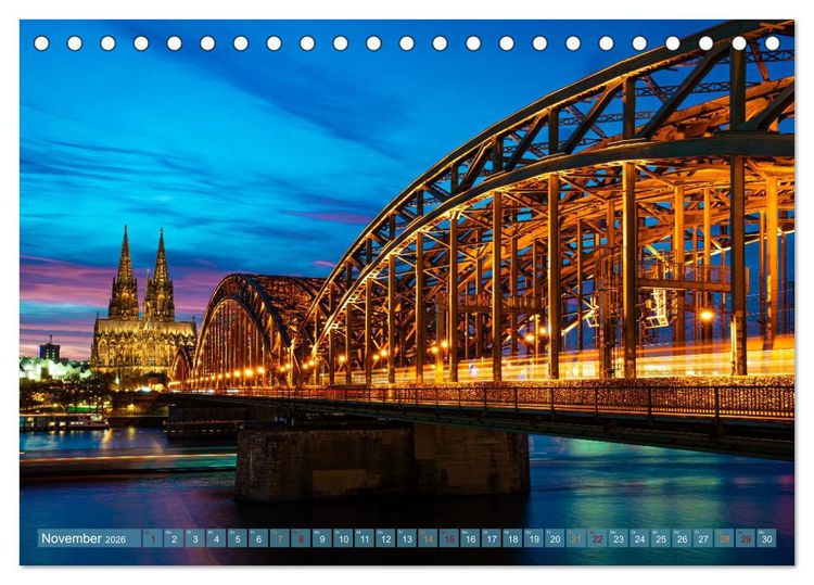 Produktbild: RIVERSIDE BLUES - Abends am Fluss (Tischkalender 2026 DIN A5 quer), CALVENDO Monatskalender