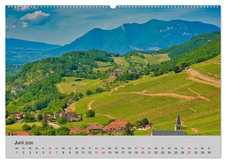 Produktbild: Streifzug durch Savoyen (hochwertiger Premium Wandkalender 2026 DIN A2 quer), Kunstdruck in Hochglanz