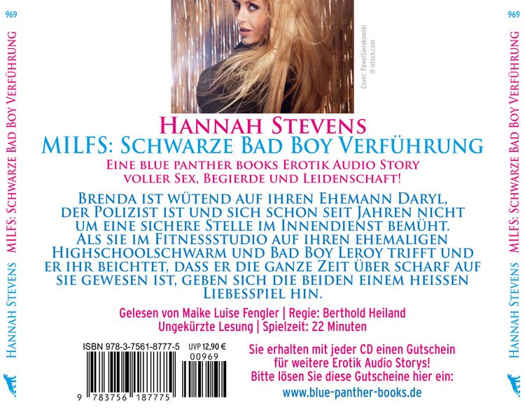 Produktbild: MILFS: Schwarze Bad Boy Verf&uuml;hrung | Erotik Audio Story | Erotisches H&ouml;rbuch Audio-CD