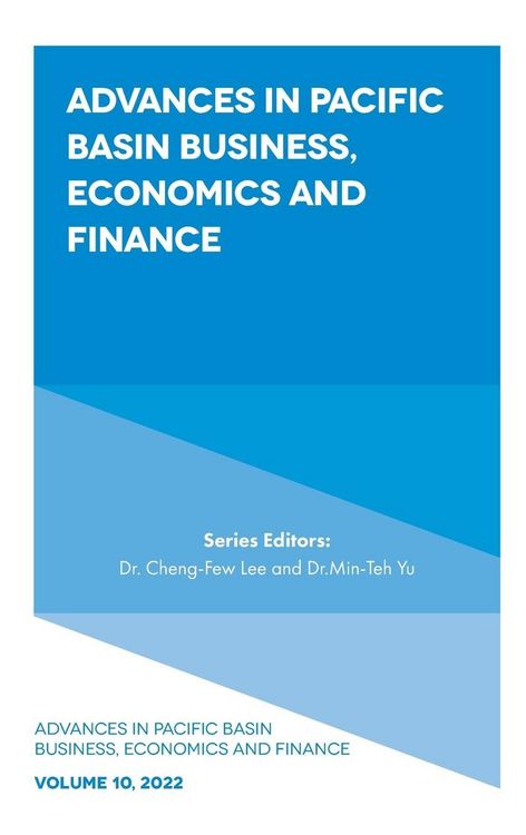 Produktbild: Advances in Pacific Basin Business, Economics and Finance