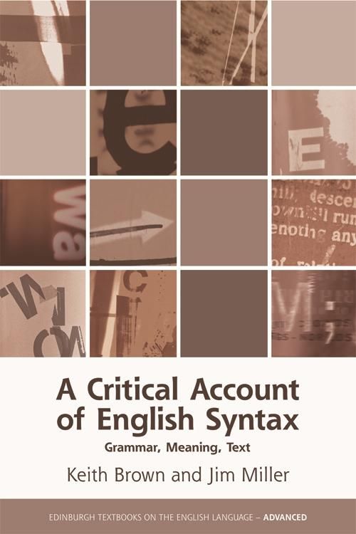 Produktbild: Critical Account of English Syntax
