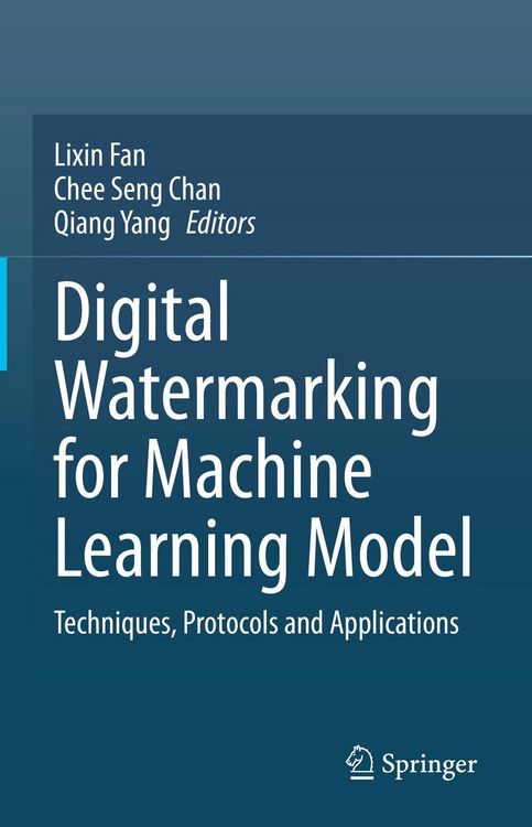Produktbild: Digital Watermarking for Machine Learning Model