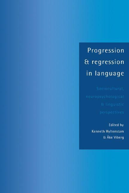 Produktbild: Progression and Regression in Language