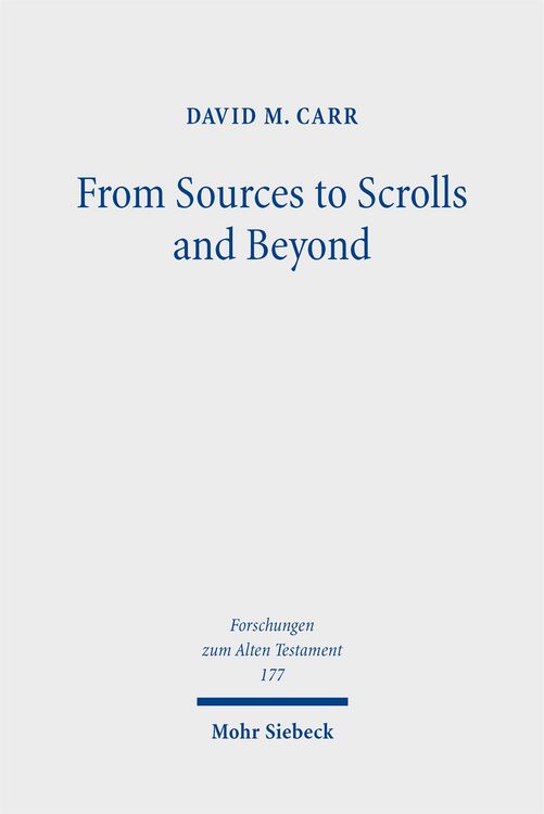 Produktbild: From Sources to Scrolls and Beyond