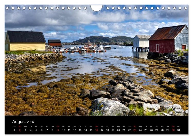 Produktbild: Norwegen - Vom Westen zum S&uuml;den (Wandkalender 2026 DIN A4 quer), CALVENDO Monatskalender