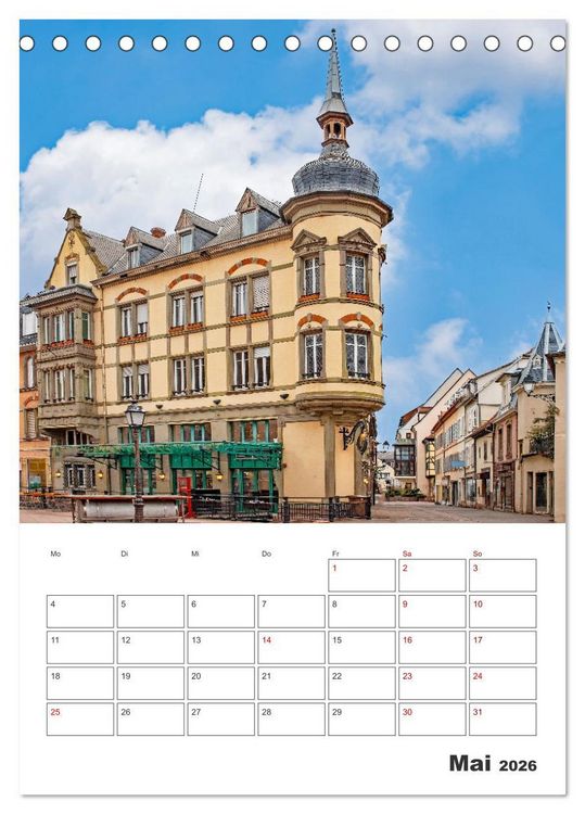Produktbild: Colmar - Impressionen (Tischkalender 2026 DIN A5 hoch), CALVENDO Monatskalender