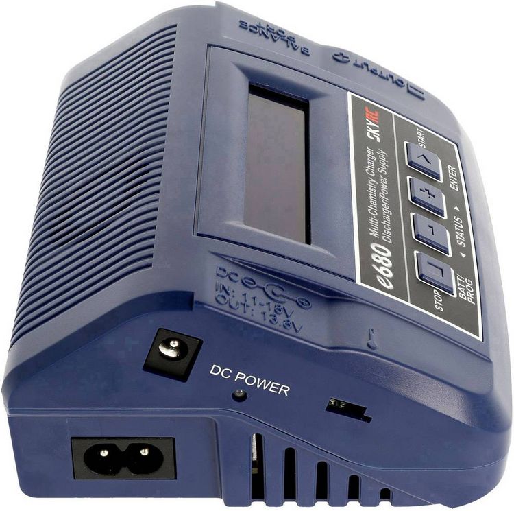 Produktbild: SKYRC e680 Modellbau-Multifunktionsladeger&auml;t 8A LiPo, LiFePO, LiIon, LiHV, NiMH, NiCd, Blei