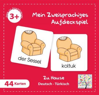 Produktbild: Mein Zweisprachiges Aufdeckspiel, Zu Hause, T&uuml;rkisch (Kinderspiel)