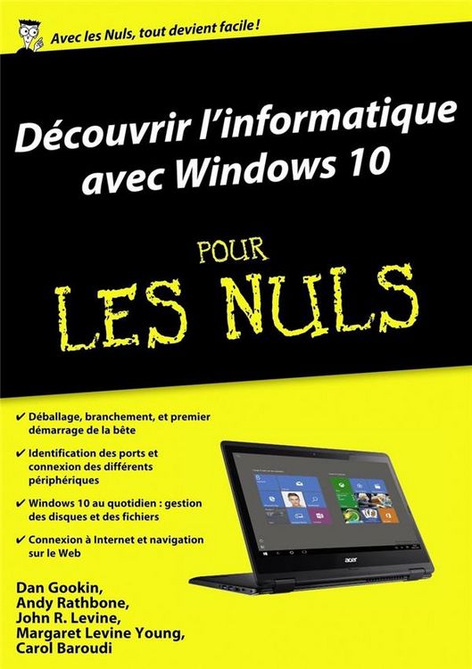 Produktbild: D&eacute;couvrir l'informatique avec Windows 10: pour les nuls