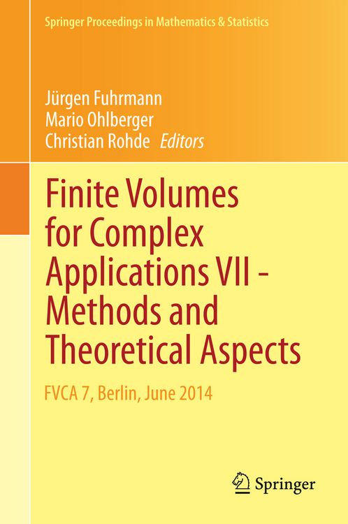 Produktbild: Finite Volumes for Complex Applications VII-Methods and Theoretical Aspects
