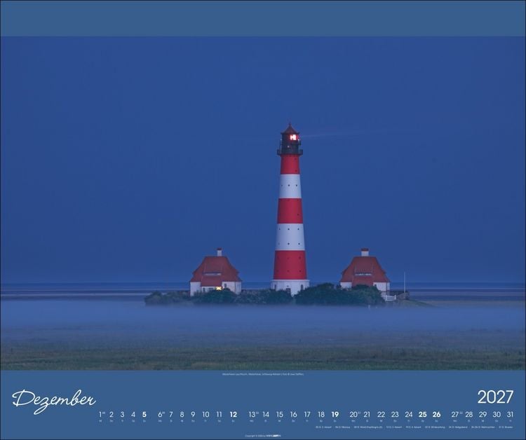 Produktbild: Nordsee Kalender 2027