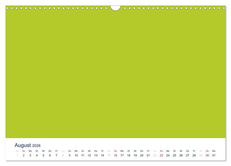 Produktbild: Farbiger Bastelkalender (Wandkalender 2026 DIN A3 quer), CALVENDO Monatskalender