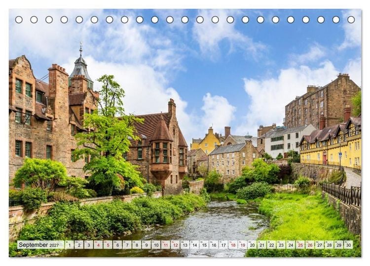 Produktbild: Historischer Charme Europas (Tischkalender 2027 DIN A5 quer), CALVENDO Monatskalender