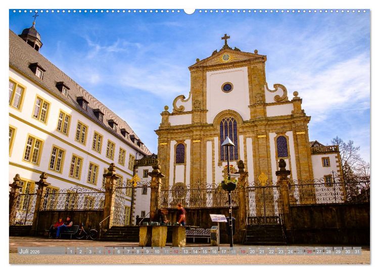 Produktbild: Ein Blick auf Paderborn (hochwertiger Premium Wandkalender 2026 DIN A2 quer), Kunstdruck in Hochglanz