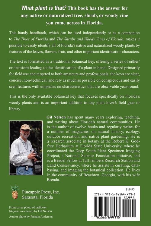 Produktbild: Botanical Keys to Florida's Trees, Shrubs, and Woody Vines