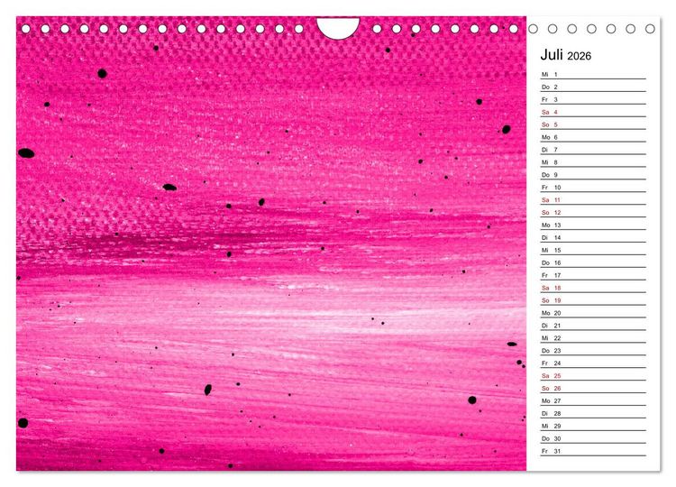 Produktbild: Mein bunter DIY-Bastelkalender (Wandkalender 2026 DIN A4 quer), CALVENDO Monatskalender