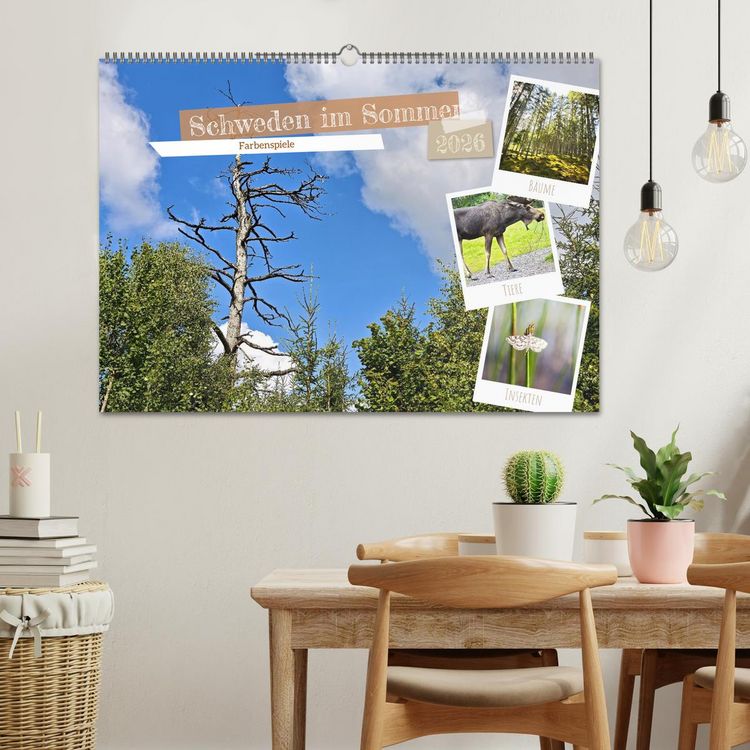 Produktbild: Schweden im Sommer (Wandkalender 2026 DIN A2 quer), CALVENDO Monatskalender