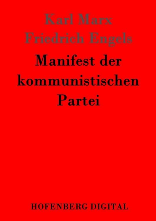 Produktbild: Manifest der kommunistischen Partei