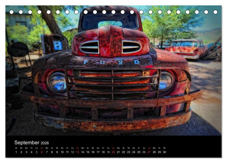 Produktbild: Roadside USA - Die guten Jahre sind vorbei (Tischkalender 2026 DIN A5 quer), CALVENDO Monatskalender