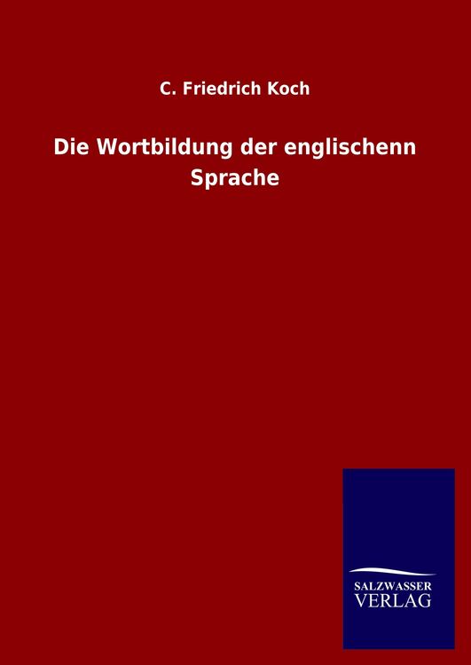 Produktbild: Die Wortbildung der englischenn Sprache