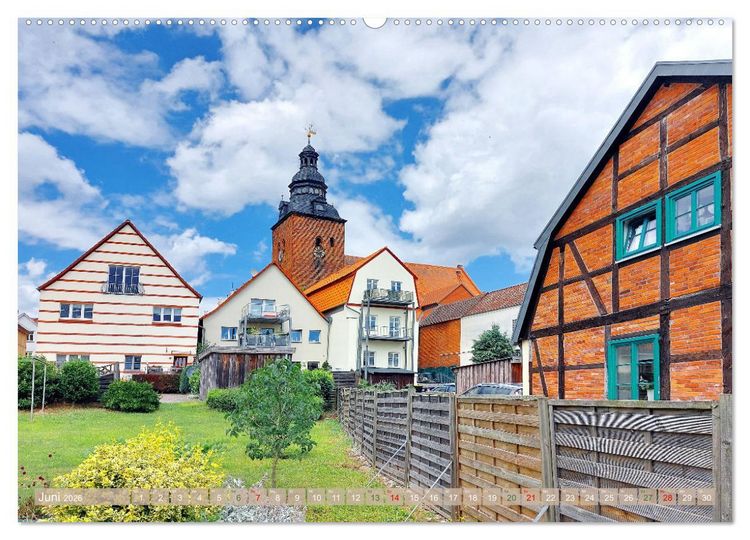 Produktbild: Die Hansest&auml;dte Kyritz und Havelberg (Wandkalender 2026 DIN A2 quer), CALVENDO Monatskalender