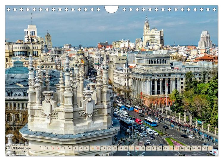 Produktbild: Die 12 meistbesuchten St&auml;dte in Europa (Wandkalender 2026 DIN A4 quer), CALVENDO Monatskalender