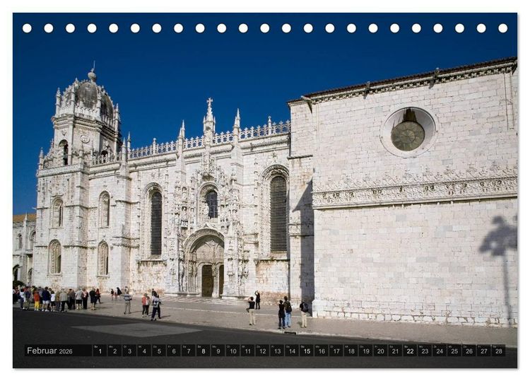 Produktbild: Lissabon &ndash; Portugals Metropole (Tischkalender 2026 DIN A5 quer), CALVENDO Monatskalender