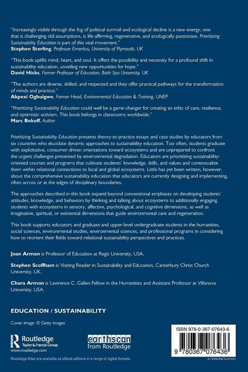 Produktbild: Prioritizing Sustainability Education